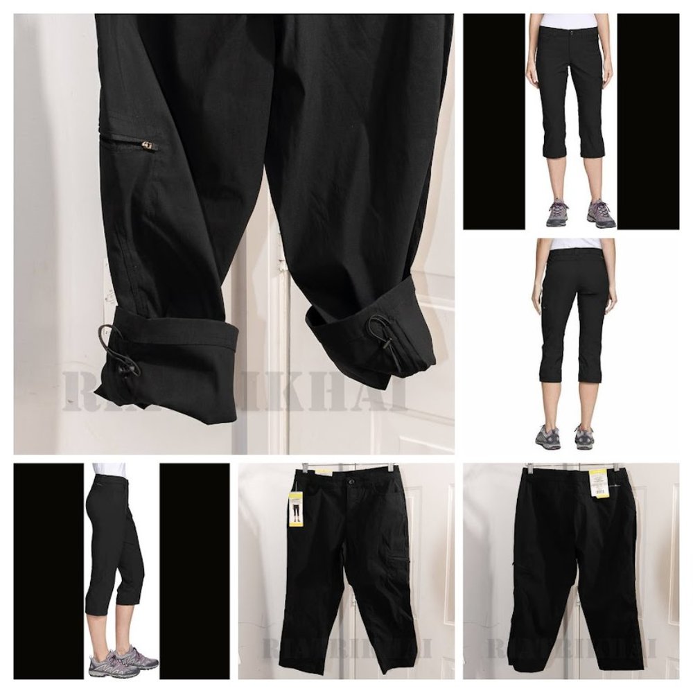 Eddie Bauer Ladies‎ Rainier Capri Black